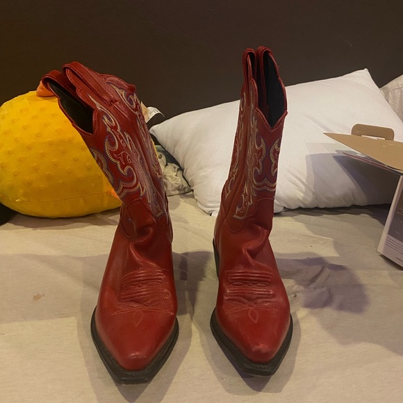Shoes | Im Selling These Super Cute Red Boots | Poshmark